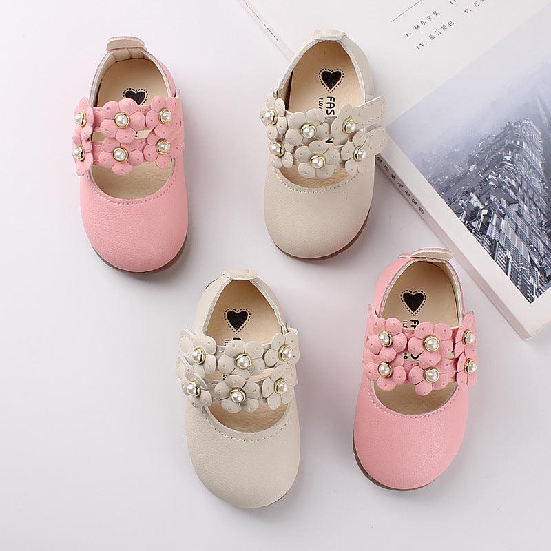 Baby single shoes fashion small flower girl baby shoes