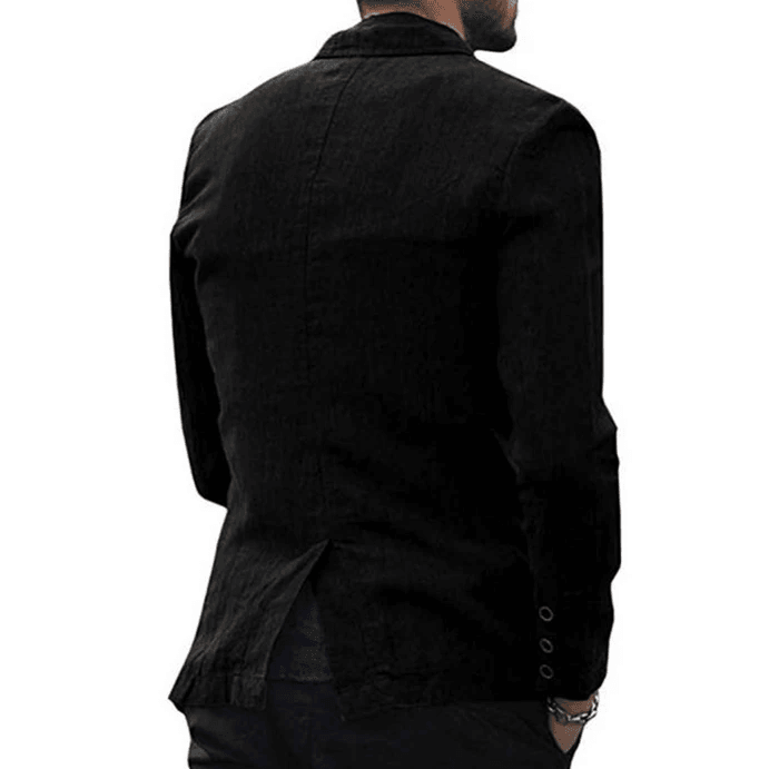 autumn Solid for Men Cotton Thin Suits Blazers Jacket coa