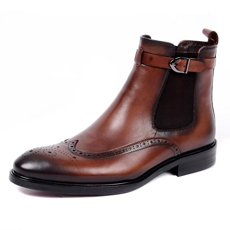 Martin Boots Cowboy Boots Business High-top Leather Shoes