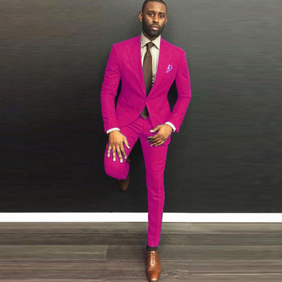 Men's New Suit Suit Groomsmen Clothing