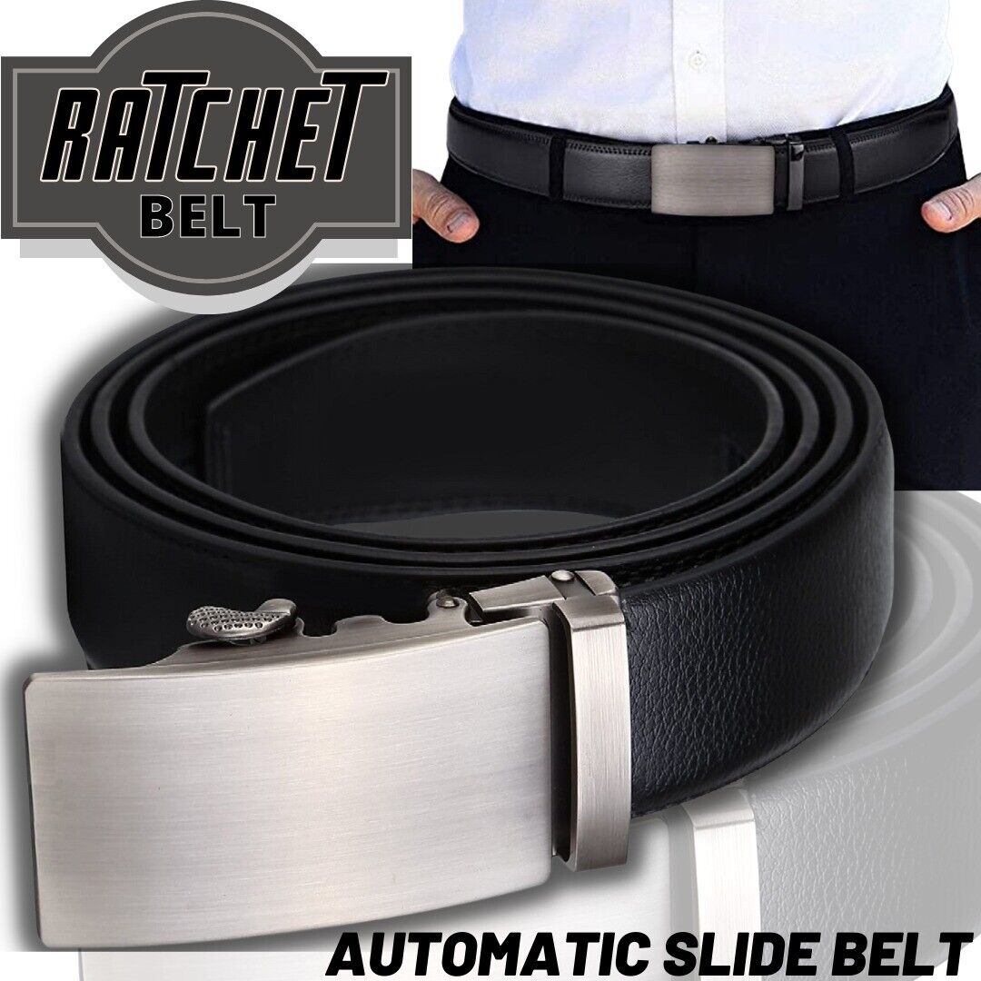 Men Adjustable Leather belt