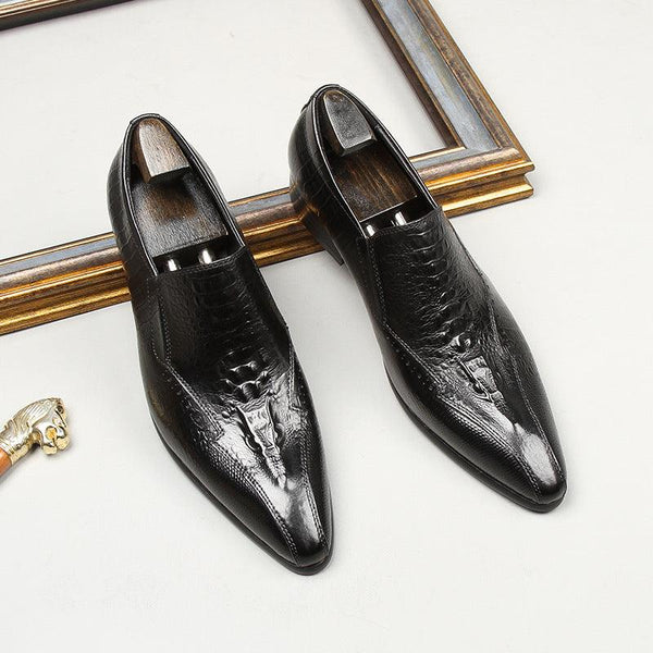 Cowhide Trend Business British Formal Wear Fashion Men's Leather Shoes