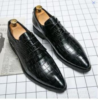 Men's Business Formal Pointed Toe Casual Leather Shoes