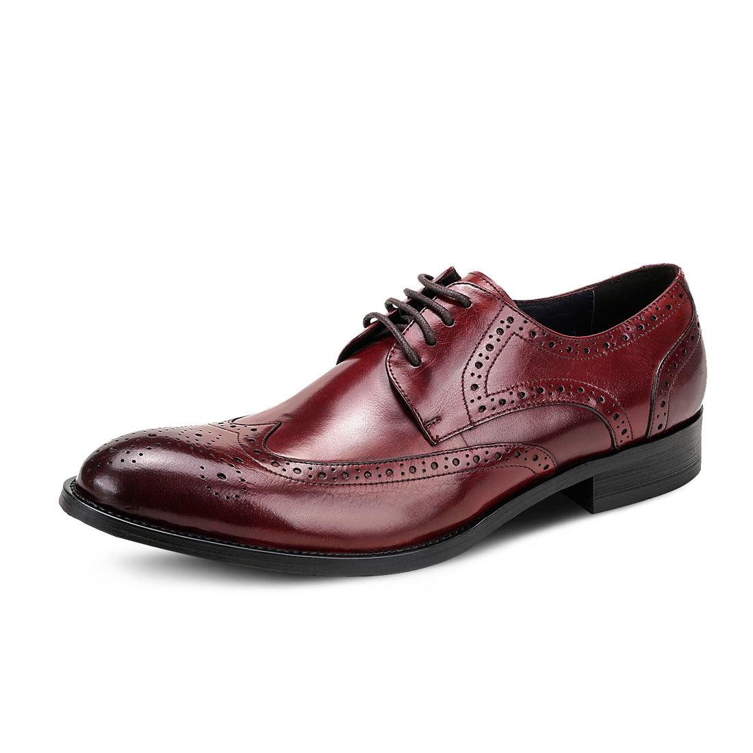 Brogues leather shoes