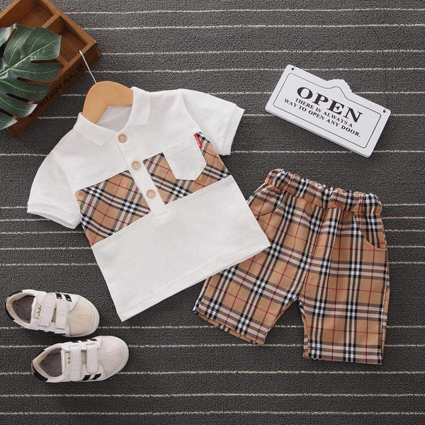 Cotton shorts two-piece casual Korean version