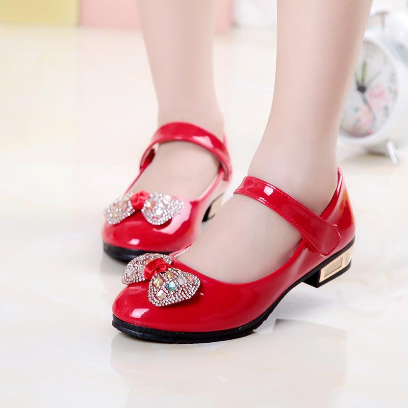 Creative Bowknot Cute Girls' Leather Shoes
