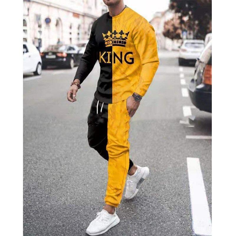 Men's Casual Suit 3d Digital Printing Pant