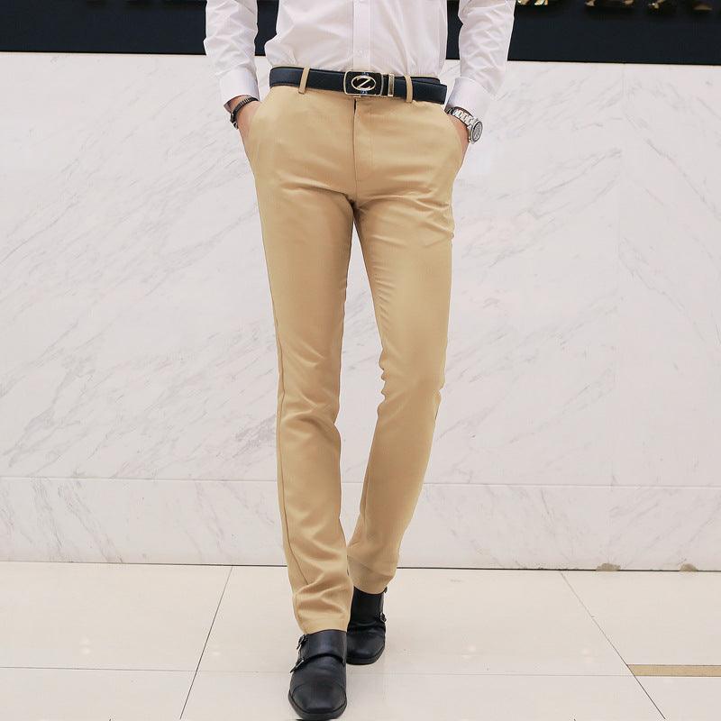Casual business trousers men Korean slim-fit casual pants