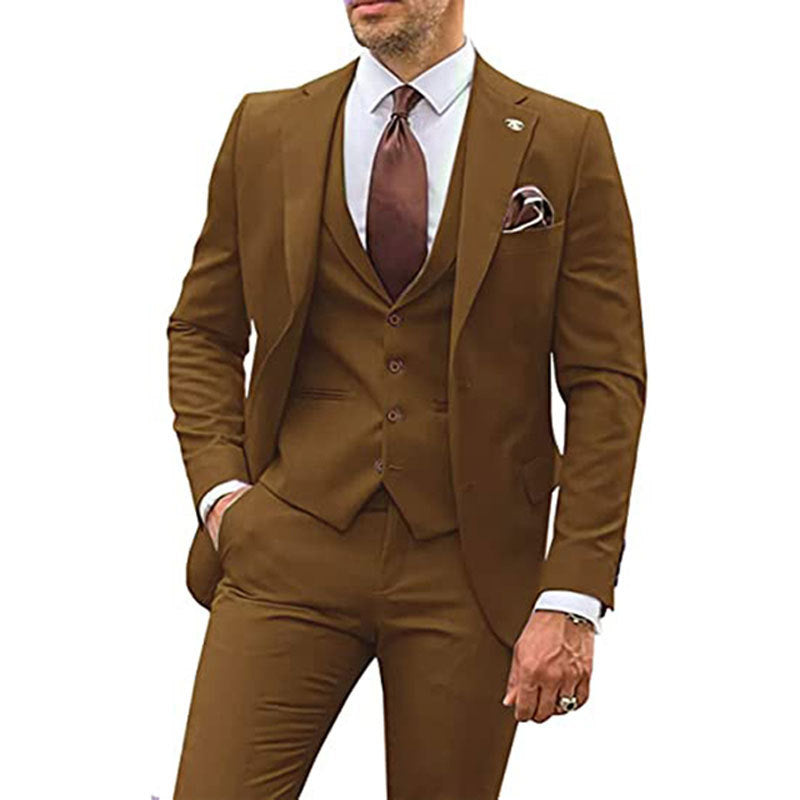 Men's Slim Three Pieces Suit