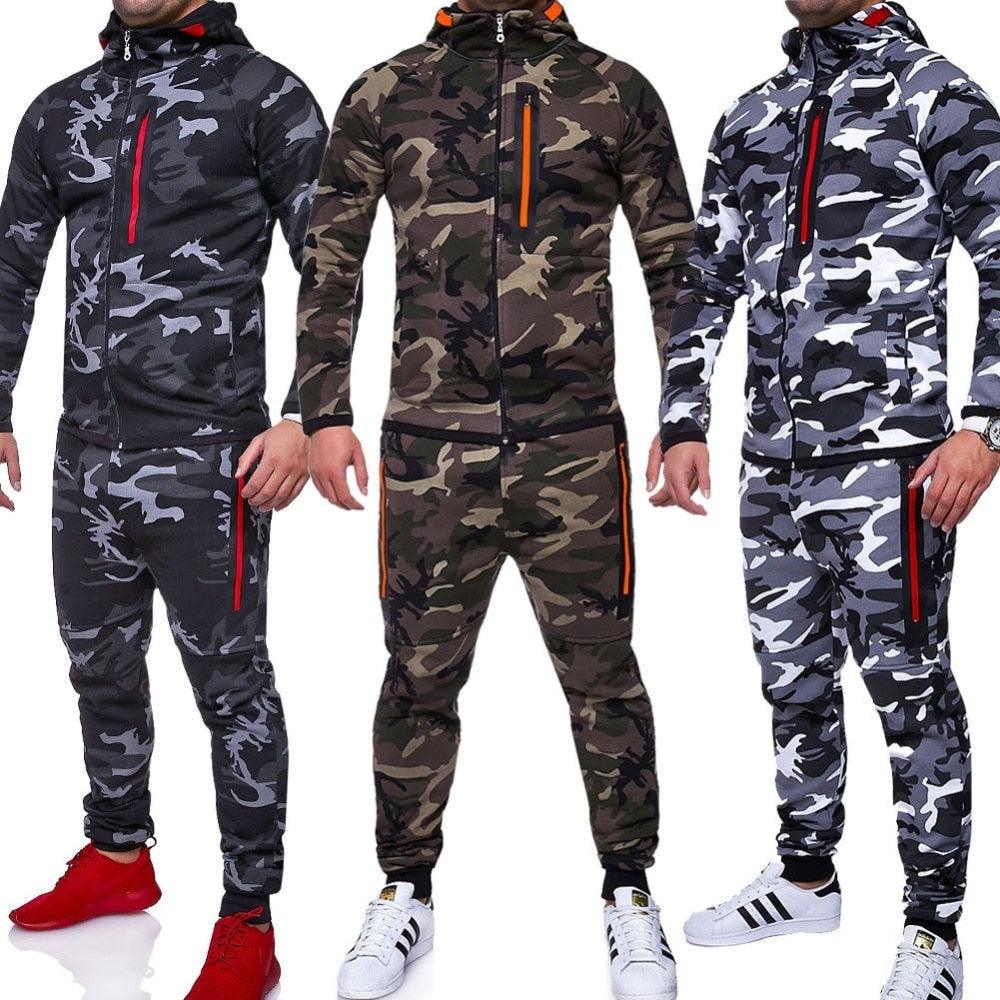 Men's outdoor camouflage tops