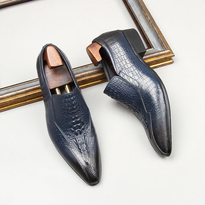 Cowhide Trend Business British Formal Wear Fashion Men's Leather Shoes