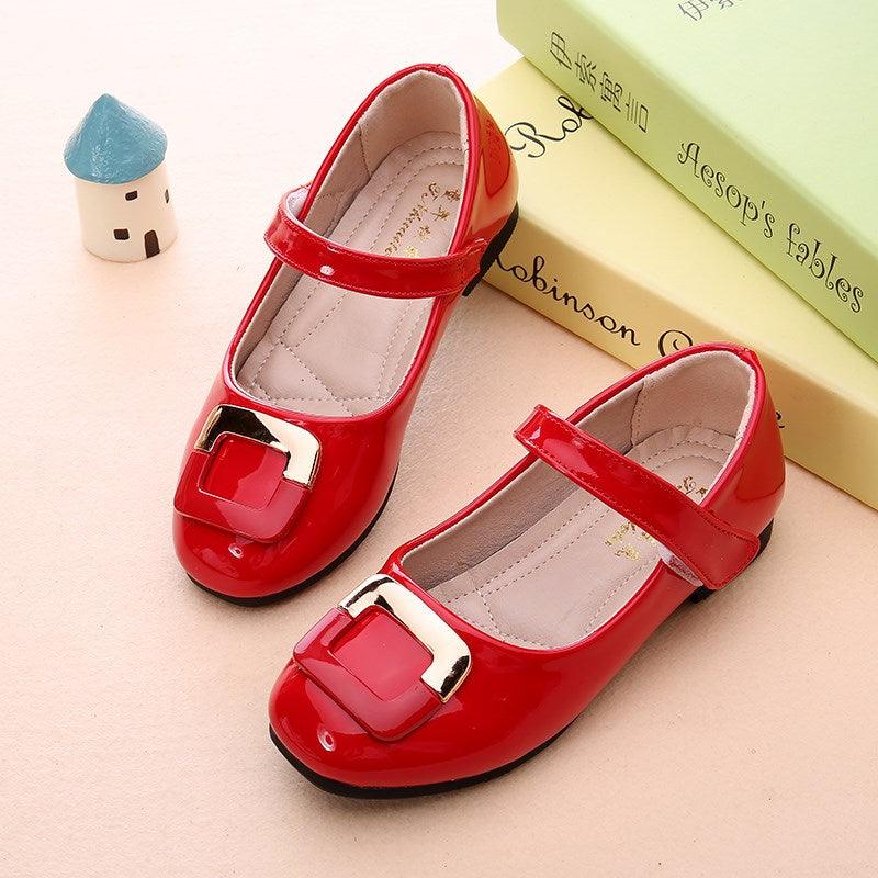 Girls' Single Shoes With Soft Sole Scoop Shoes