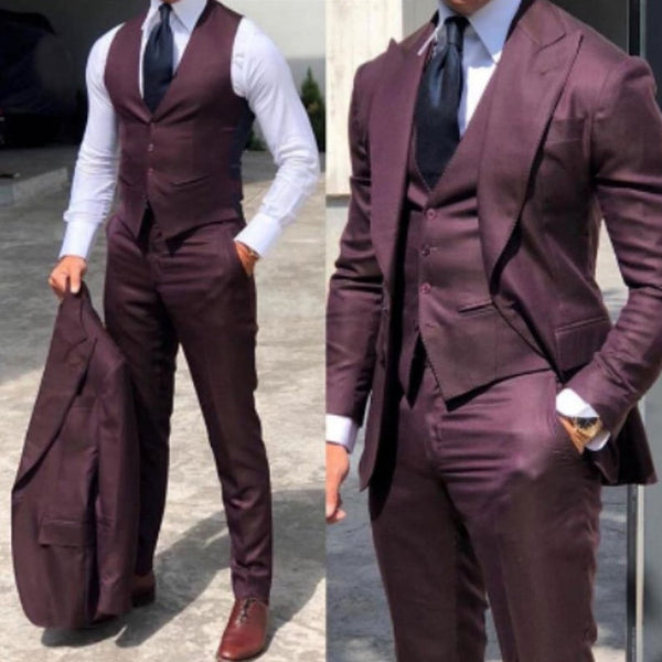 Men's Three-piece Suit Slim Fit