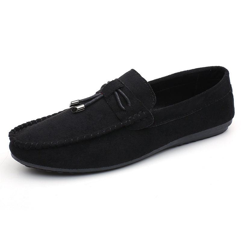 Trendy Leisure Men Driving A Pedal Lazy Beanie Shoes