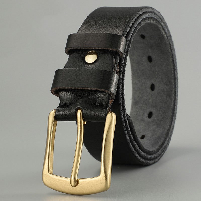 Handmade Men's Belts Cowhide