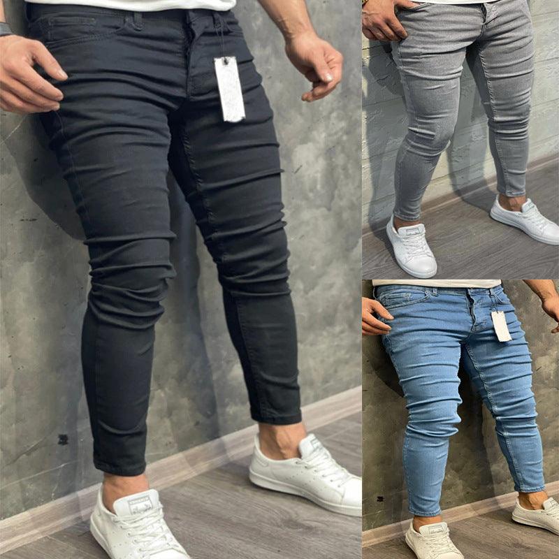 Men's Stretch Skinny Skinny Jeans Tricolor