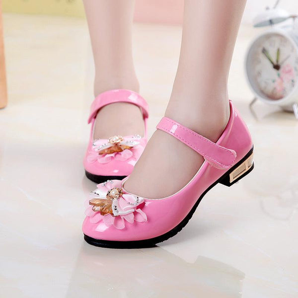 Creative Bowknot Cute Girls' Leather Shoes