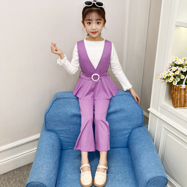Girls' Spring Suits And Children's Three-piece Suits