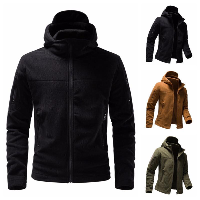 Outdoor Multi-pocket Fleece Warm Jacket Combat Troops