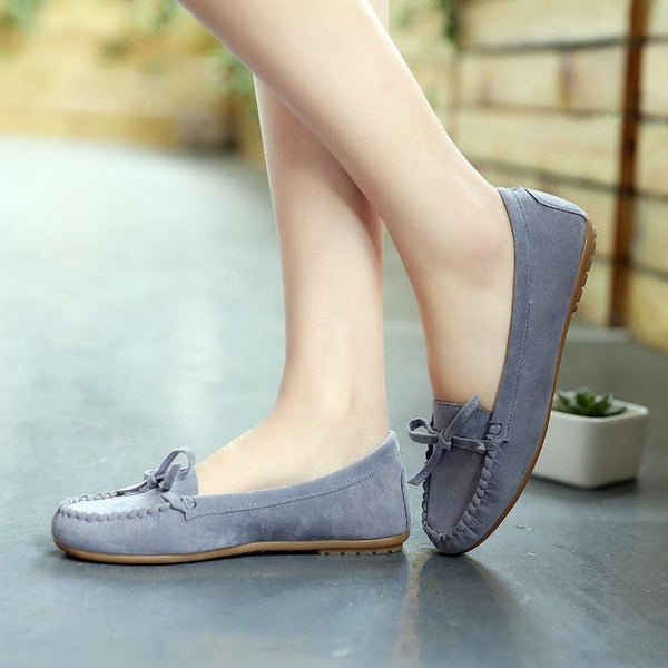 Flat Bottom Low-top Single Shoes Round Toe Peas Shoes Pregnant Women Shoes