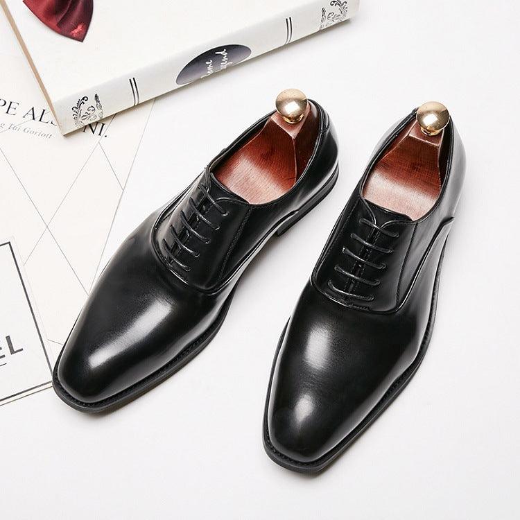 Simple Soft Leather Shoes For Business Dress