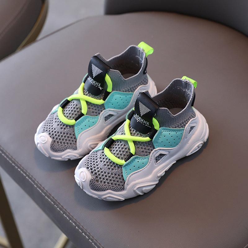 Boys And Girls Sports Shoes Breathable Toddler Shoes Soft Bottom Non-slip Baby Toddler Shoes